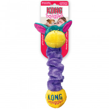 Игрушка KONG для собак в ассортименте: Осел, Заяц, Слон, Обезьяна, размер M, 12х3 см