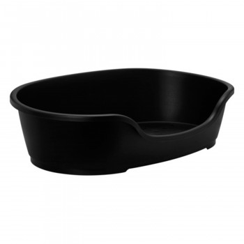 Moderna лежанка для собак и кошек Domus X-Large пластиковая 92x60xH26 см, черная
