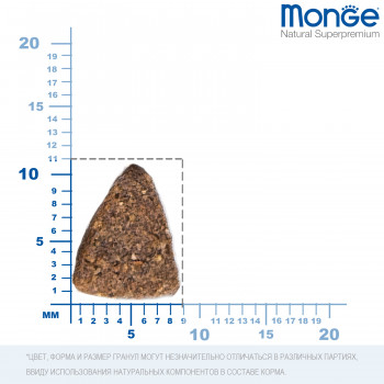 Monge Dog Monoprotein Mini корм для взрослых собак мелких пород ягненок с рисом и картофелем 2,5 кг