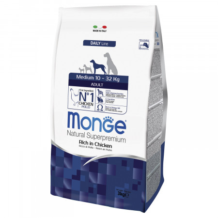 Monge Dog Medium корм для взрослых собак средних пород 3 кг