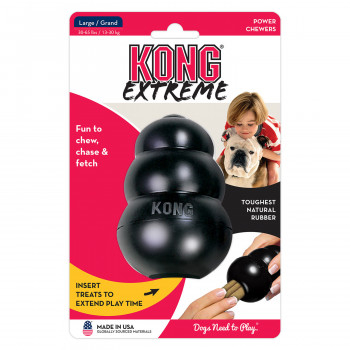 Игрушка KONG Extreme для собак крупных пород (13-30 кг), размер L, очень прочная, 10х6 см