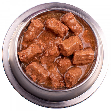 Gemon Dog Maxi консервы для собак крупных пород кусочки говядины с рисом 1250г