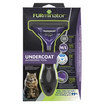 Фурминатор FURminator M/L для больших кошек c длинной шерстью