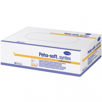 Hartmann Peha-soft Syntex перчатки M без пудры виниловые матовые нестерильные 100 шт. СКИДКА 30%