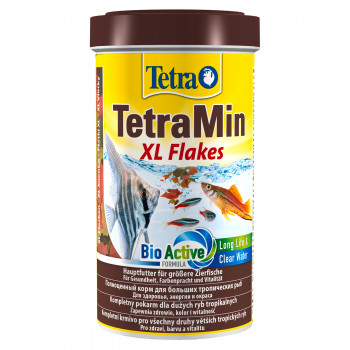 TetraMin XL корм для всех видов рыб крупные хлопья 500 мл