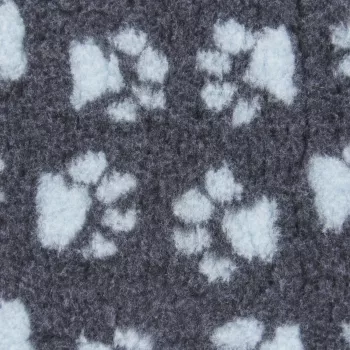 ProFleece коврик меховой 1х1,6 м угольный/голубой