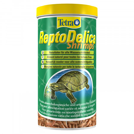 Tetra Repto Delica Shrimps креветки лакомство для водных черепах 1 л