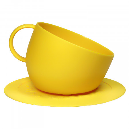 United Pets чашка 2,5 л Kit CUP + коврик 35 см, желтые