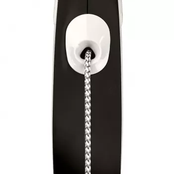 flexi рулетка NEW LINE Comfort XS (до 8 кг) трос 3 м серый/черный