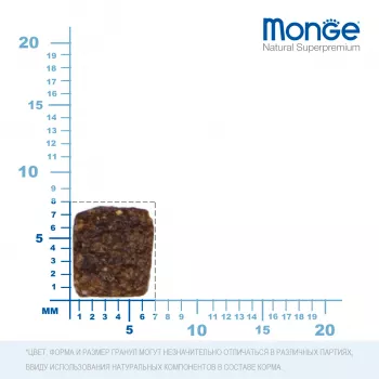 Monge Dog Monoprotein Mini корм для взрослых собак мелких пород лосось с рисом 2,5 кг