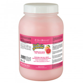 ISB Fruit of the Groomer Pink Grapefruit Восстанавливающая маска для шерсти средней длины с витаминами 3 л