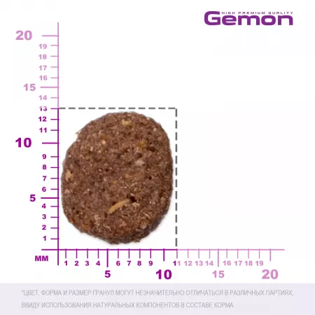 Gemon Dog Medium корм для взрослых собак средних пород ягненок с рисом 15 кг