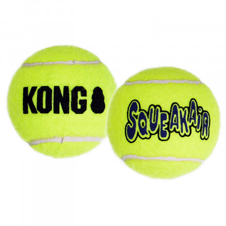 Игрушка KONG для собак Air "Теннисный мяч" средний (в упаковке 3 шт.), 6 см