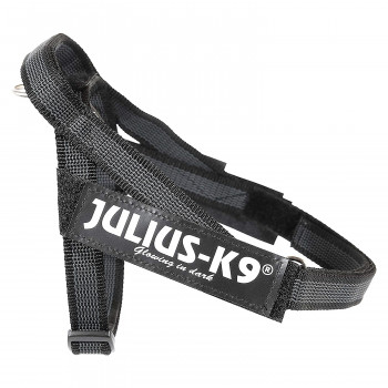 JULIUS-K9 шлейка для собак Ремни Color & Gray IDC® Mini-Mini (40-49см / 4-7кг), черный