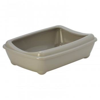 Moderna туалет-лоток Arist-o-tray M c бортом 43x30x12h см, серый