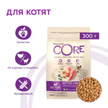 CORE корм из индейки для котят 300 г
