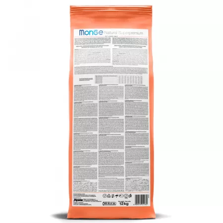Monge Dog Monoprotein корм для собак всех пород лосось с рисом 12 кг