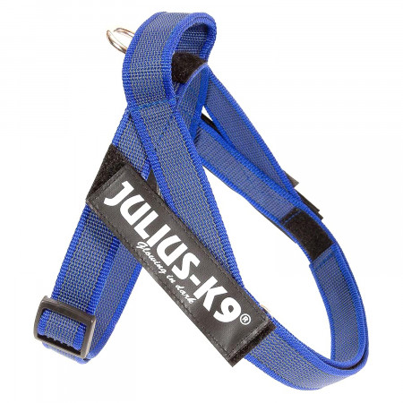JULIUS-K9 шлейка для собак Ремни Color & Gray IDC® Mini-Mini (40-49см / 4-7кг), синий