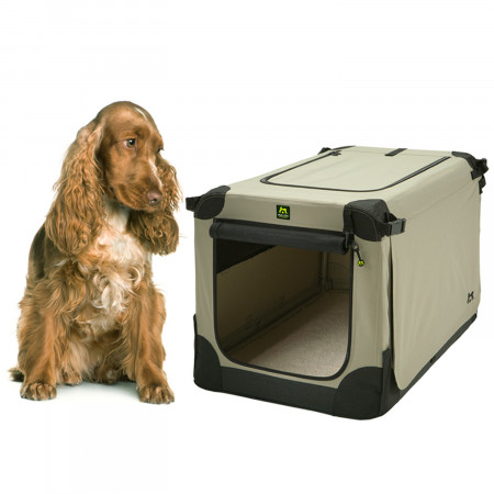 Maelson тканевая клетка кемпер Soft Kennel 72x51x51 серо-кремовый