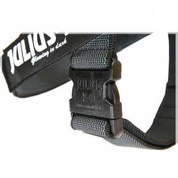 JULIUS-K9 шлейка для собак Ремни Color & Gray IDC® 3 (84-113см / 40-70кг), черный