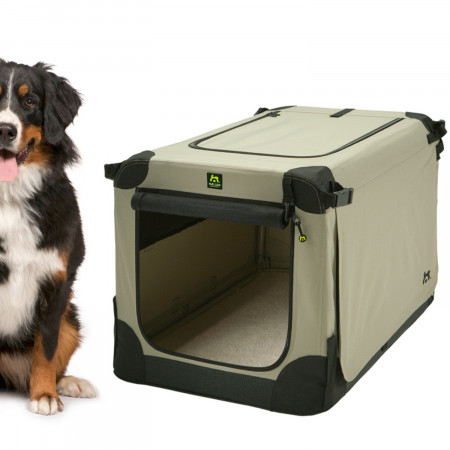 Maelson тканевая клетка кемпер Soft Kennel 120x77x86 серо-кремовый