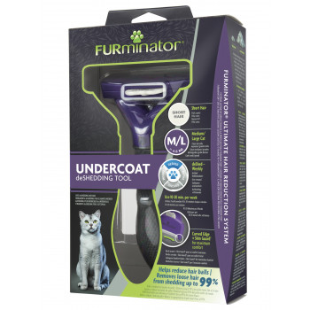 Фурминатор FURminator M/L для больших кошек c короткой шерстью