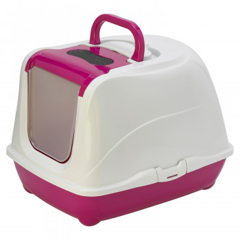 Moderna био-туалет Flip Cat 50x39x37h см с совком, розовый