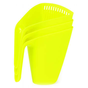 Moderna совочек Scoop & Sift 15x13x13h см отверстия узкие, желтый