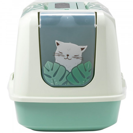 Moderna био-туалет Trendy Cat Jumbo Eden 57x44x43 см, светло-зеленый